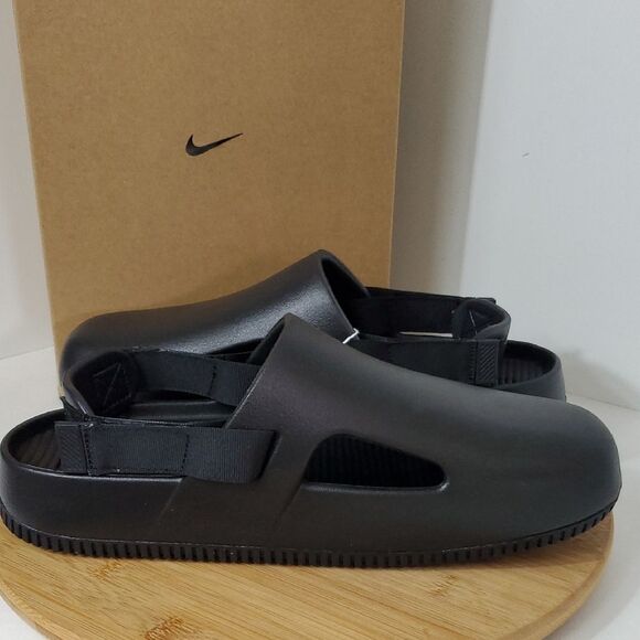 Nike Calm Mule in Black Unisex Men\'s 13 Women\'s 14 NIB main image 5